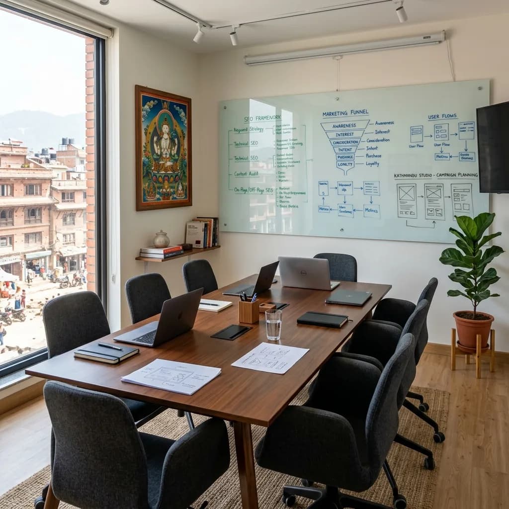 GrowNexus creative studio in Kathmandu, Nepal - studio 3