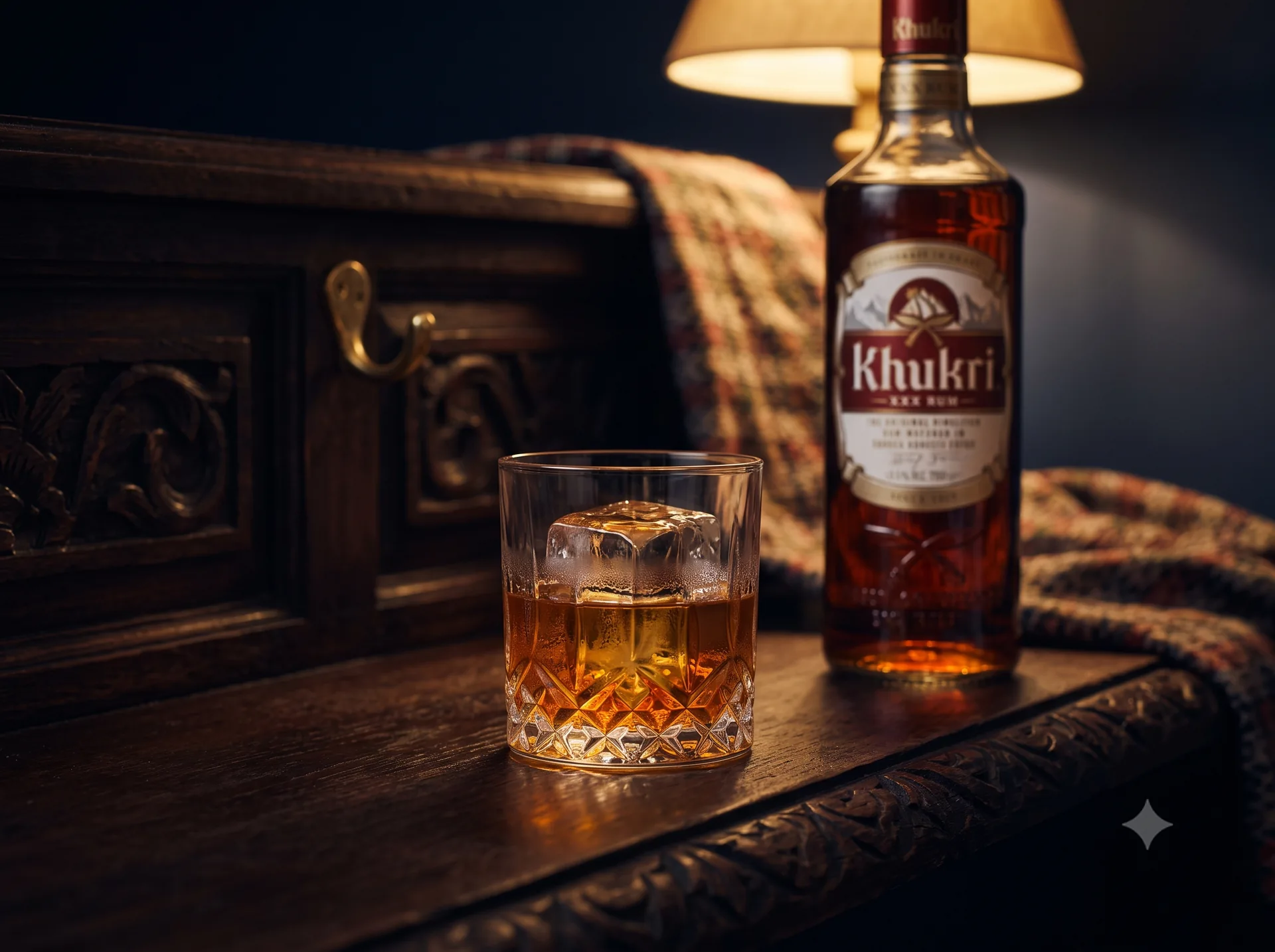 Nepali rum on the bar list
