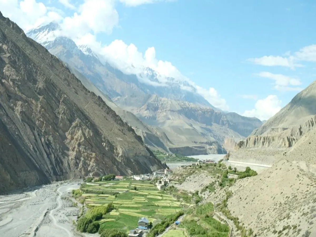 The Kali Gandaki valley, the deepest gorge in the world