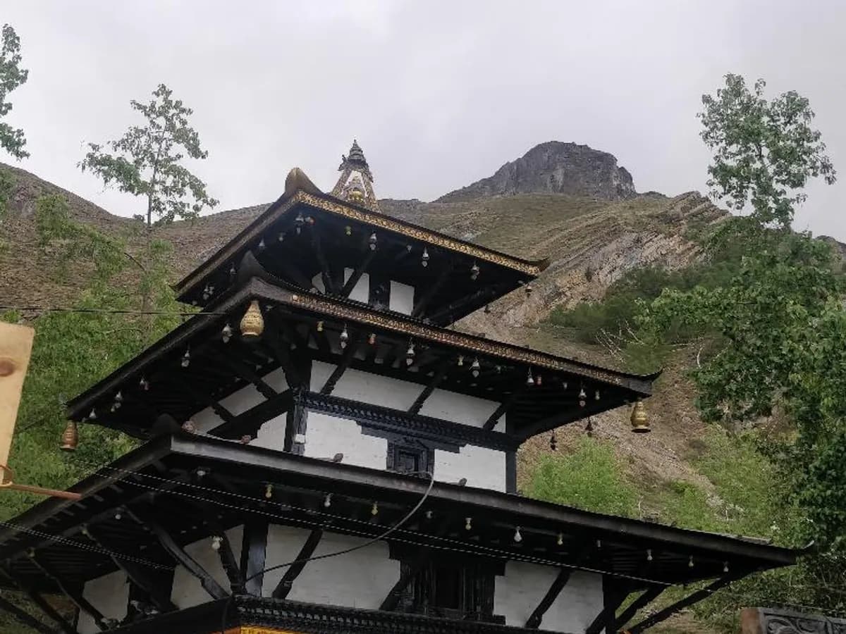 Muktinath temple at 3,710 metres
