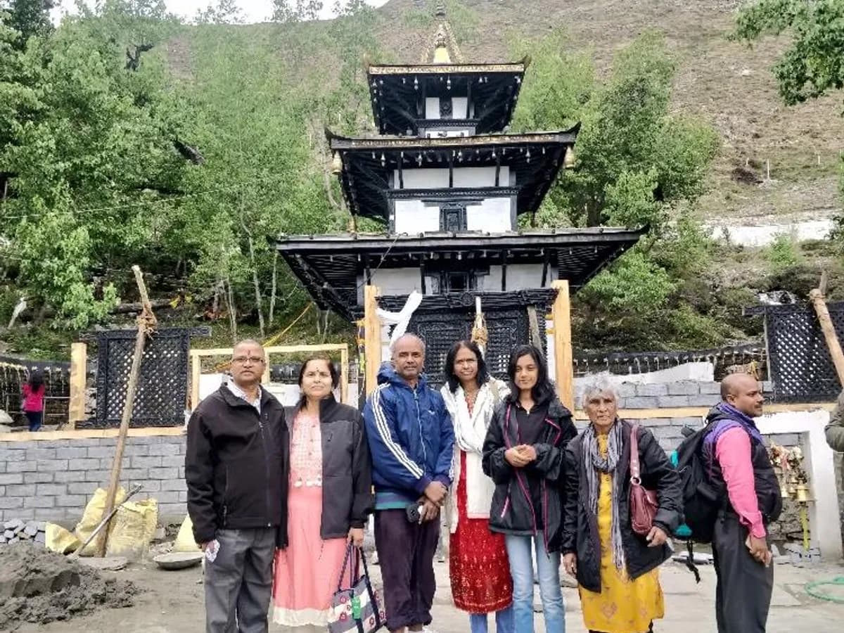 Guests of Nepal Holiday Makers at Muktinath temple